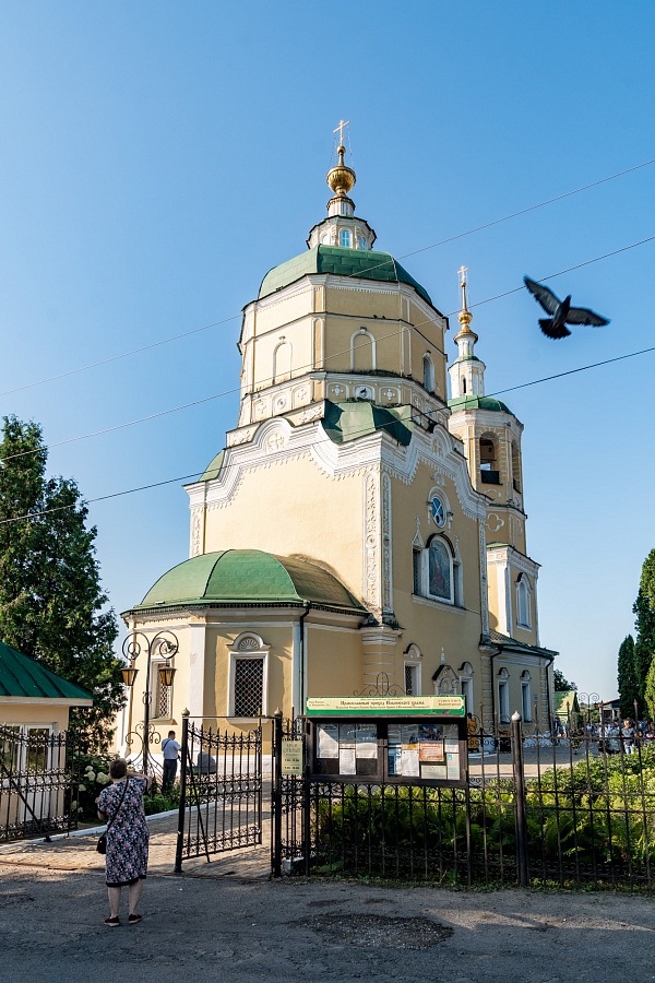 Архиерейское богослужение в Илиинском храме города Серпухова